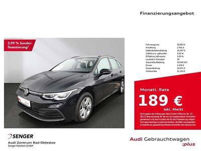Second-hand VW Golf VIII Life 131 CP (96 kW) 2022 Negru Break