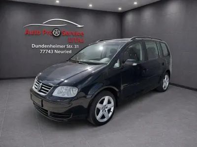 Gebraucht VW Touran Highline 116 PS (85 kW) 2003 Schwarz Van / Kleinbus