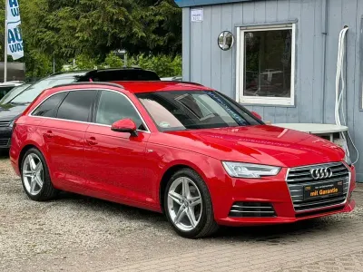 Używany Audi A4 S-Line 150 KM (110 kW) 2017 Czerwony Kombi