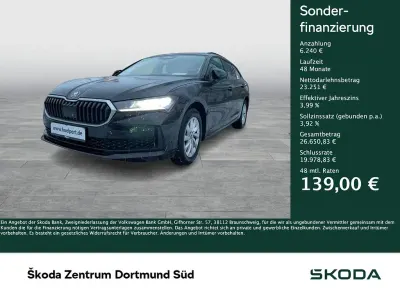 Second-hand Skoda Superb Essence 150 CP (110 kW) 2025 Negru Break