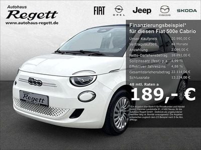 Gebraucht Fiat 500e 86 kW (118 PS) 2023 Weiß Cabrio