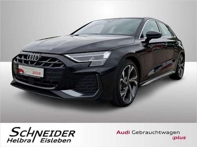 Mythosschwarz metallic Gebraucht 2025 Audi A3 S-Line Limousine | 38.930 € (Fairer Preis)