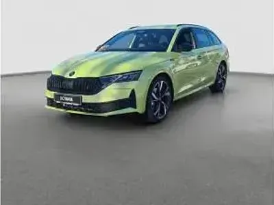 Neu Skoda Octavia SportLine 150 PS (110 kW) 2026 Grün Kombi