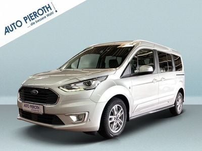 Gebraucht Ford Grand Tourneo Connect Titanium 120 PS (88 kW) 2022 Polarsilber metallic Van / Kleinbus