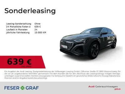 Gebraucht Audi Q8 e-tron S-Line 300 kW (408 PS) 2023 Chronosgrau metallic SUV