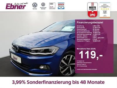 Gebraucht VW Polo Highline 110 PS (80 kW) 2021 Reef blue (metallic) Kleinwagen