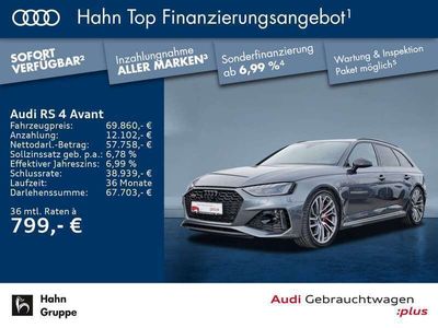 gebraucht Audi RS4 Avant 2.9 TFSI quat Tiptrc Pano B+O HUD…