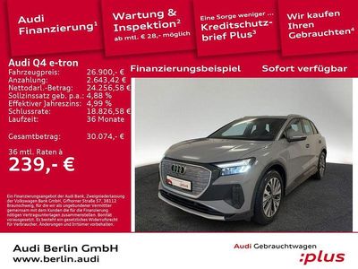 Gebraucht Audi Q4 e-tron Sport 150 kW (204 PS) 2022 Kieselgrau SUV