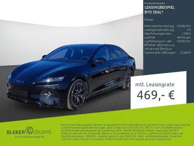 Neu BYD Seal Design 230 kW (313 PS) 2026 Schwarz Limousine