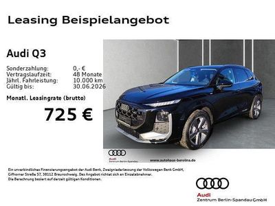 Neu Audi Q3 S-Line 204 PS (150 kW) 2025 Schwarz SUV