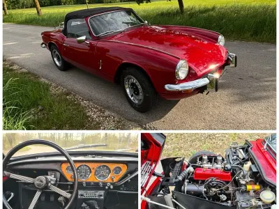 Gebraucht Triumph Spitfire 70 PS (51 kW) 1970 Rot Cabrio