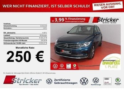 Gebraucht VW Tiguan Elegance 245 PS (180 kW) 2021 Blau SUV