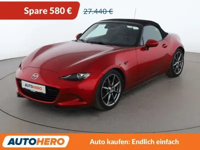 Gebraucht Mazda MX5 Selection 184 PS (135 kW) 2020 Soul red crystal Cabrio