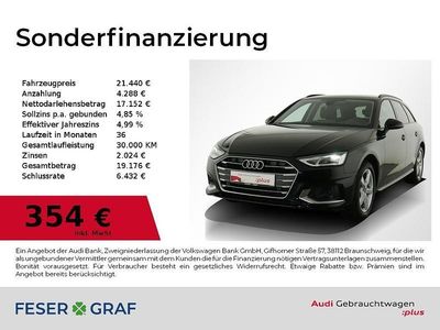 Gebraucht Audi A4 Advanced Plus 136 PS (100 kW) 2022 Schwarz Kombi