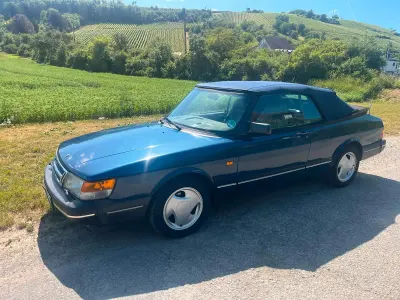 Gebraucht Saab 900 Cabriolet 1992 Blau Cabrio