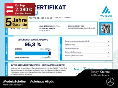 Gebraucht Mercedes EQA250 Progressive 150 kW (204 PS) 2022 Unilack nachtschwarz SUV