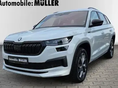 Używany Skoda Kodiaq SportLine 190 KM (139 kW) 2024 Biały SUV