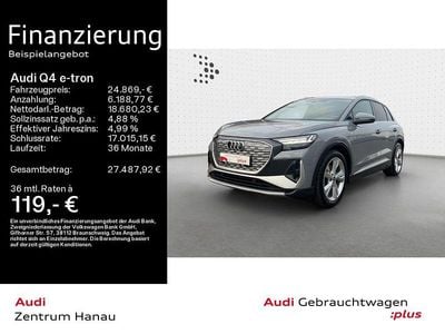 Gebraucht Audi Q4 e-tron S-Line 125 kW (170 PS) 2022 Kieselgrau SUV