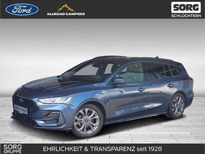 Blau, chromablau metallic Gebraucht 2023 Ford Focus ST-Line Kombi | 21.590 € (Fairer Preis)