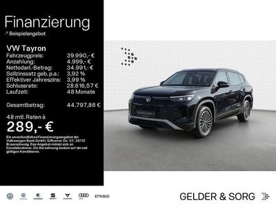 Gebraucht VW Tayron Life 193 PS (141 kW) 2025 Grenadillschwarz metallic SUV