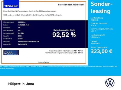 Usata VW ID.4 Pro Performance 150 kW (204 CV) 2022 Blu SUV