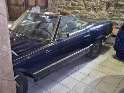 Gebraucht Mercedes SL380 200 PS (147 kW) 1981 Blau Cabrio