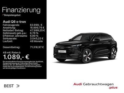 Gebraucht Audi Q6 e-tron Ambiente 284 kW (387 PS) 2025 Mythosschwarz metallic SUV
