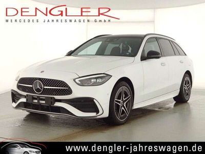 gebraucht Mercedes C300e T e FAP+*PANO*AHK*MASSAGE*KEYLESS AMG Line