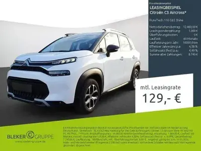 Brugt Citroën C3 Aircross Shine 110 HK (80 kW) 2023 Hvid SUV