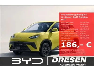 Nouvelle BYD Dolphin Boost 64 kW (88 ch) 2026 Bleue Citadine