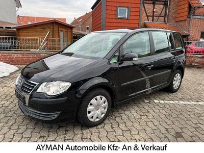 Gebraucht VW Touran Conceptline 140 PS (102 kW) 2009 Schwarz Van / Kleinbus