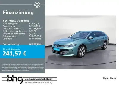 Gebraucht VW Passat Business 122 PS (89 kW) 2025 Grün Kombi