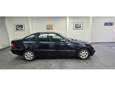 Brugt Mercedes C180 Elegance 143 HK (105 kW) 2003 Blå Sedan