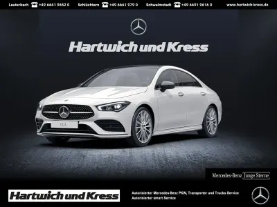Używany Mercedes CLA220 AMG line 190 KM (139 kW) 2023 Biały Sedan/Limuzyna