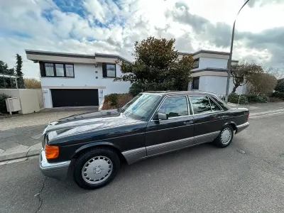 Gebraucht Mercedes 420 SE 1988 Schwarz Limousine