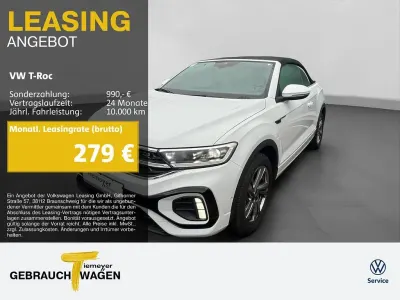 Brugt VW T-Roc Cabriolet R-line 150 HK (110 kW) 2025 Hvid Cabriolet