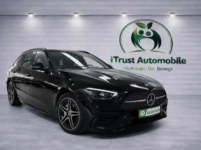 Gebraucht Mercedes C180 AMG line 170 PS (125 kW) 2024 Schwarz Limousine