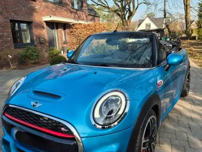 Brugt Mini John Cooper Works Cabriolet 231 HK (169 kW) 2017 Blå Cabriolet
