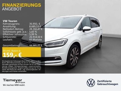Nuova VW Touran Highline 150 CV (110 kW) 2026 Bianco Monovolume