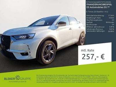 Lack weiss perlglänzend/metall Gebraucht 2022 DS Automobiles DS7 Crossback Bastille Plus SUV | 22.180 € (Superpreis)