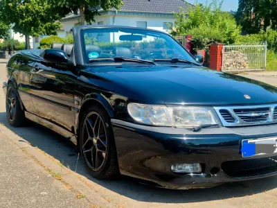 Gebraucht Saab 9-3 Cabriolet Aero 230 PS (169 kW) 2001 Schwarz Cabrio