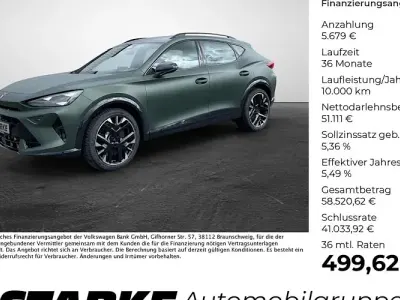 Nowe Cupra Formentor VZ 333 KM (244 kW) 2026 Zielony SUV