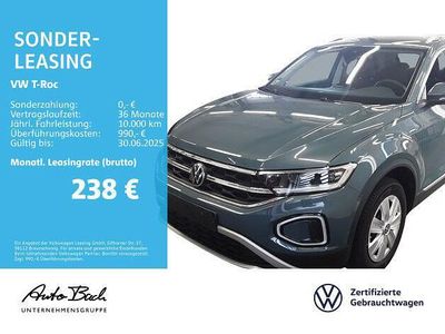 Second-hand VW T-Roc Style 150 CP (110 kW) 2024 Albastru SUV