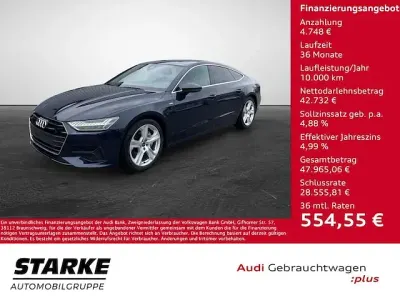 Używany Audi A7 Sportback Ambiente 265 KM (194 kW) 2023 Niebieski Hatchback