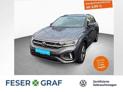 Indiumgrau metallic Gebraucht 2023 VW T-Roc R-line SUV | 22.950 € (Fairer Preis)