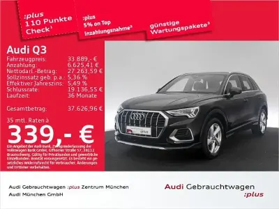 Gebraucht Audi Q3 Advanced 200 PS (147 kW) 2022 Mythosschwarz metallic SUV