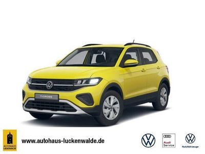 Nowe VW T-Cross Life 95 KM (69 kW) 2025 Żółty SUV