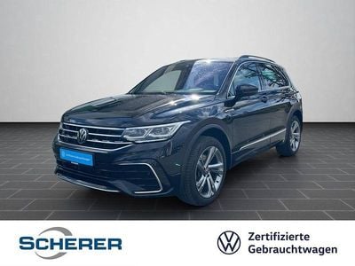 Gebraucht VW Tiguan R-line 200 PS (147 kW) 2023 Deep black perleffekt (metallic) SUV