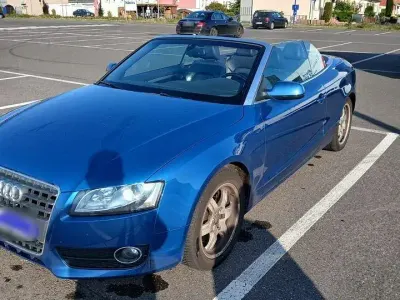 Używany Audi A5 Cabriolet 211 KM (155 kW) 2011 Niebieski Kabriolet