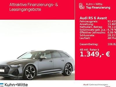 Grau Gebraucht 2022 Audi RS6 Ambiente Kombi | 88.899 € (Superpreis)